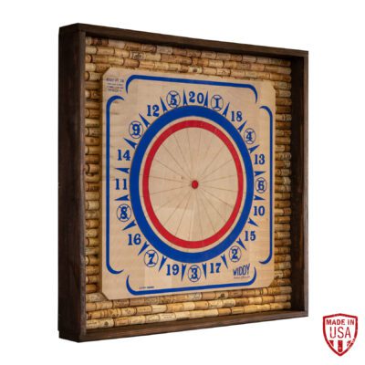 American Dartboard with Bottle Cork Backing Cabinet