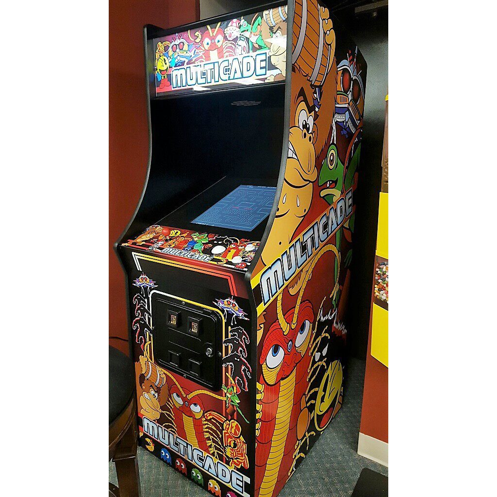 Classic arcade cabinets