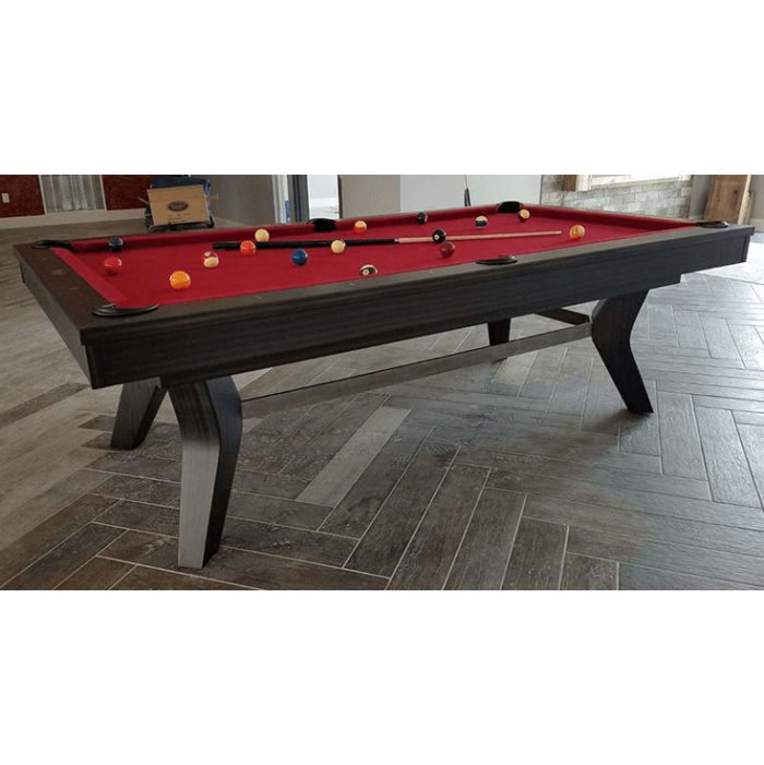 Olhausen Billiards Laguna Pool Table Contemporary Red Cloth