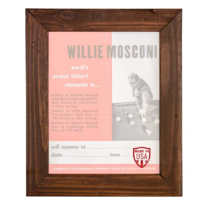 Reclaimed Wood Poster Frame - Walnut Finish