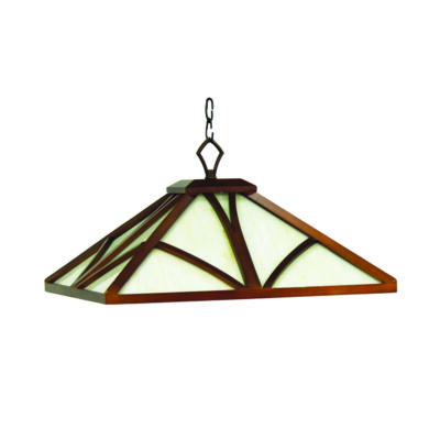 CHATEAU 17" PENDANT LIGHT - CHESTNUT