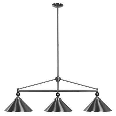8 BALL 3 SHADE 54" BILLIARD LIGHT