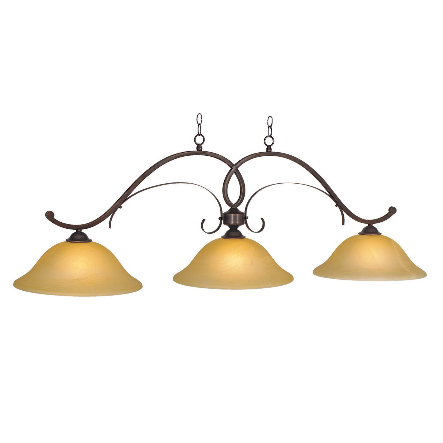 Hawthorn 3 Shade 56 Billiard Light Oil Rubbed Bronze Hawthorn 3 Shade 56 Billiard Light Oil Rubbed Bronze