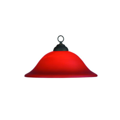 MARSEILLES 16" PENDANT LIGHT - PAINTED BURGUNDY