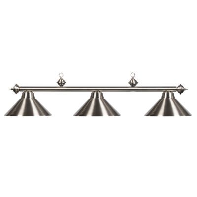 3 SHADE 54" BILLIARD LIGHT - STAINLESS