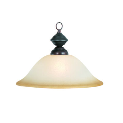 16" PENDANT-OIL RUBBED BRONZE