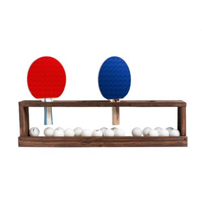 Ping Pong Paddle Wall Rack example