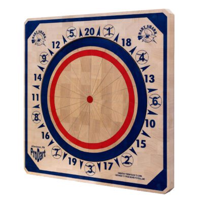 American Dart Board - Dark Blue - Baseball - Sideview