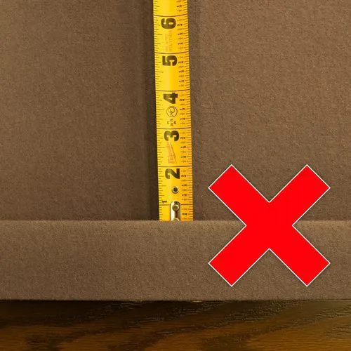 Incorrect way to measure a pool table for new felt