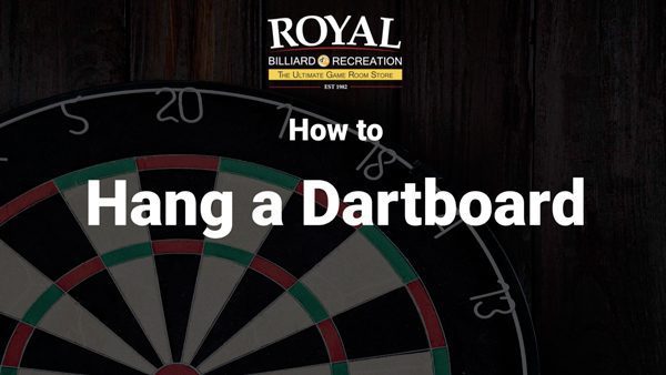 how to hang a dartboard