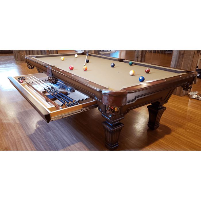 Olhausen Billiards Hampton Pool Table Open Drawer