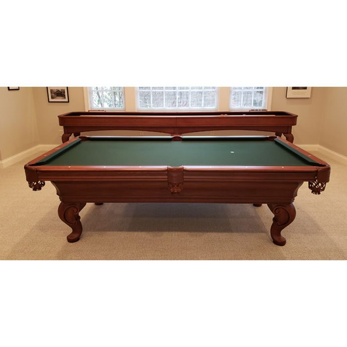 Olhausen Billiards Seville Pool Table in Cherry Room Set with Shuffleboard