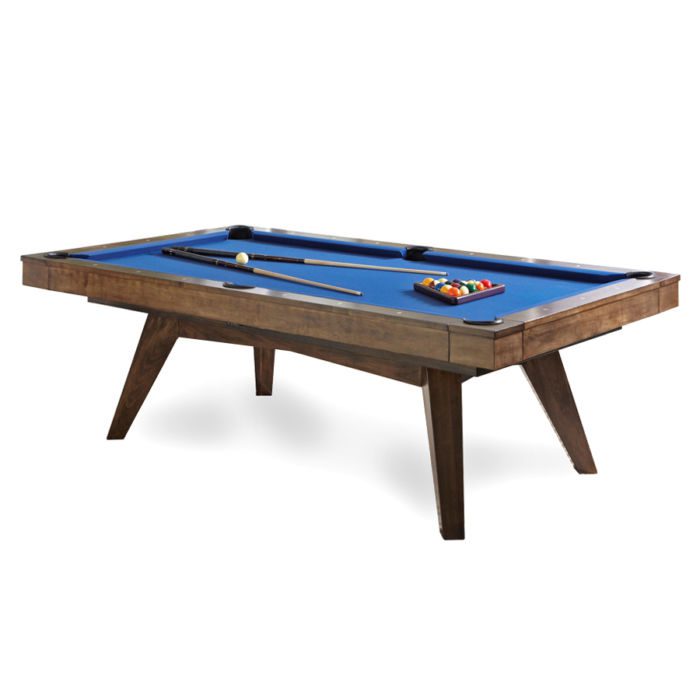 California House Pool Tables Austin Pool Table Caramel Distressed & Glazed Finish and Couture, Royal Cloth