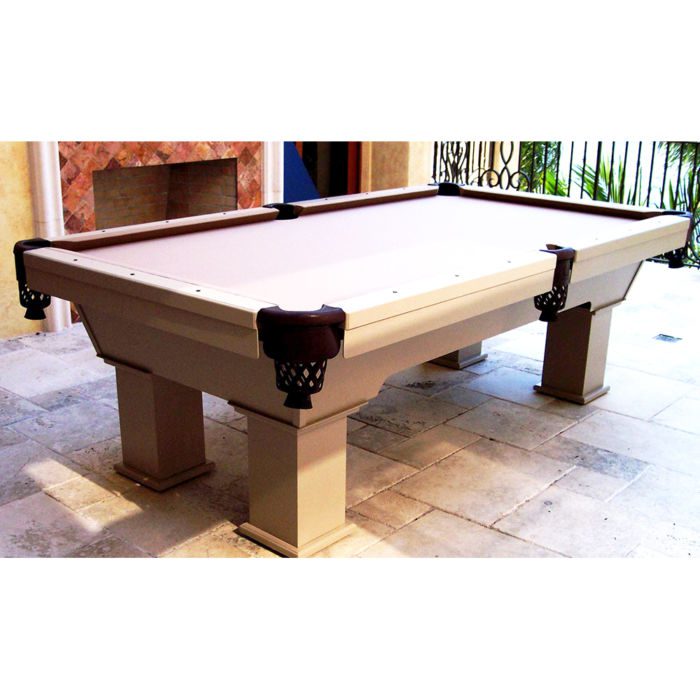 R&R Outdoors Caesar Pool Table Outdoor Setting