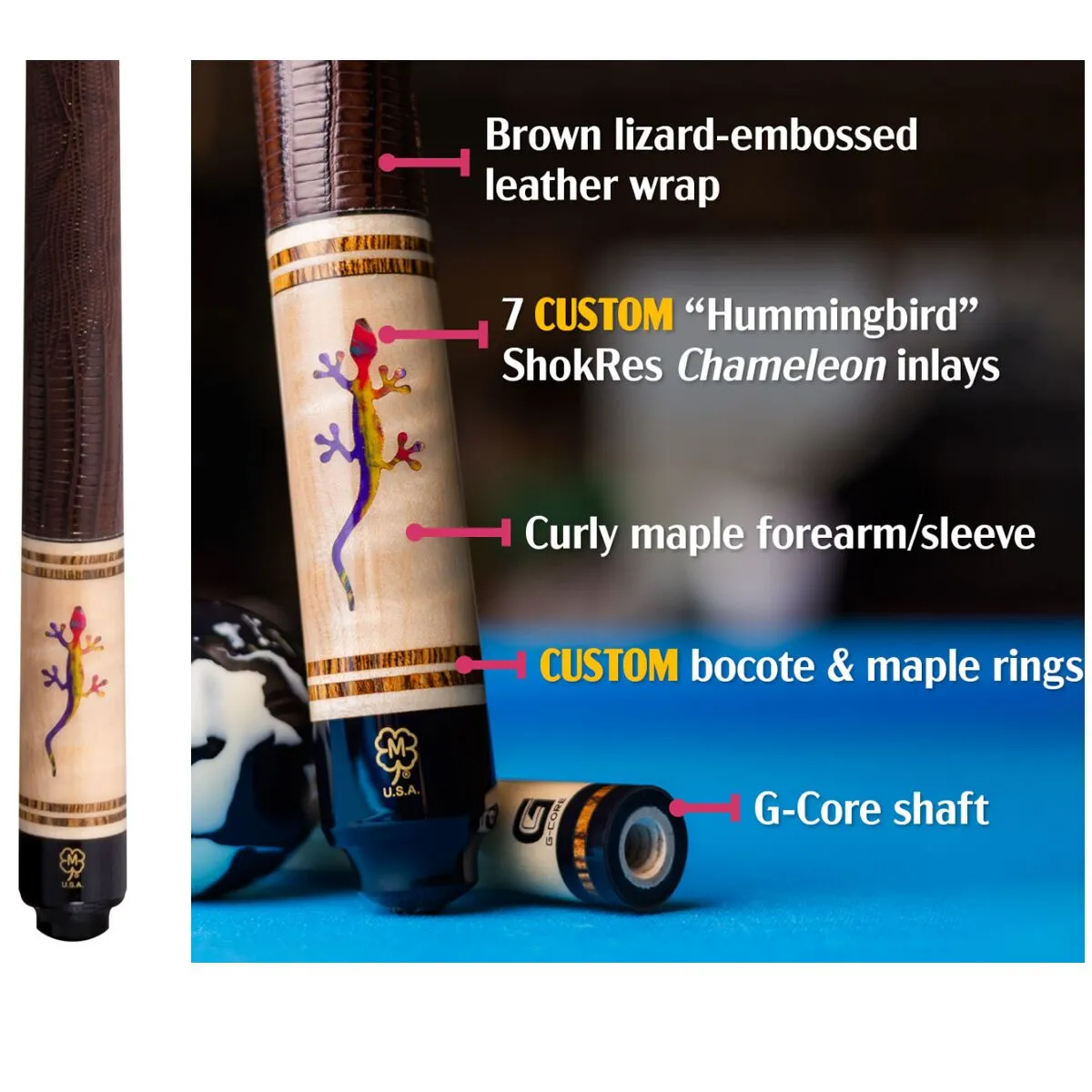 McDermott March 2024 Pool Cue-of-the-Month - Royal Billiard