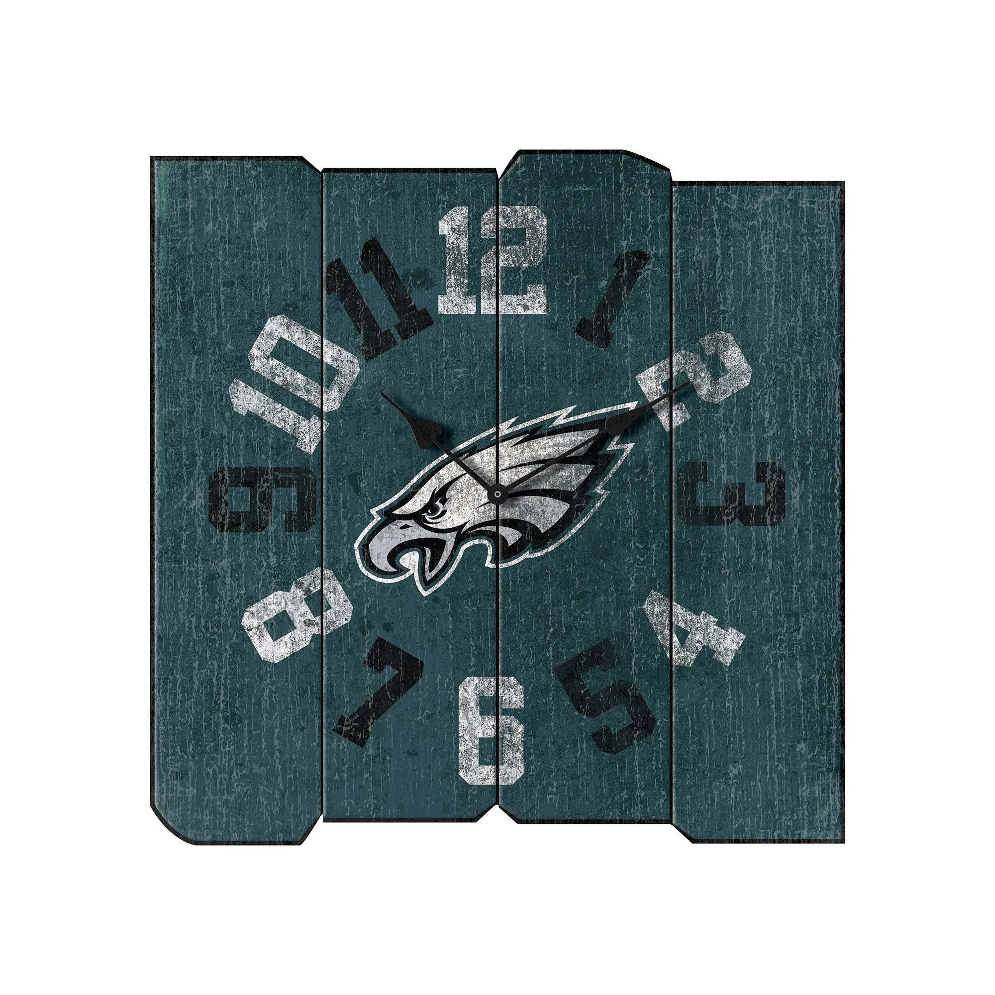 PHILADELPHIA EAGLES VINTAGE SQUARE CLOCK