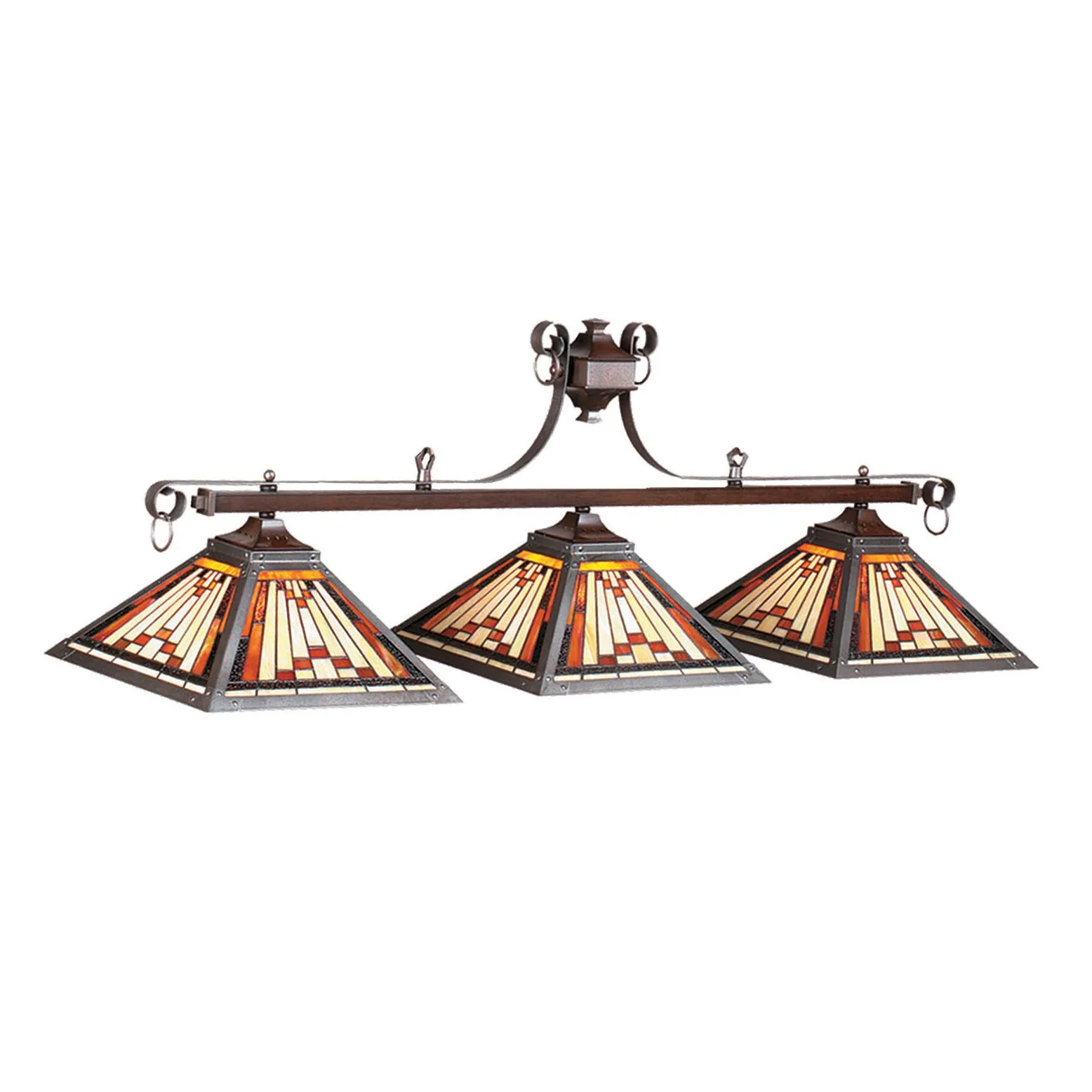 LAREDO 54" (3) SHADE BILLIARD LIGHT
