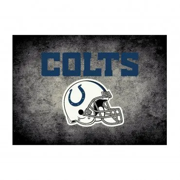 INDIANAPOLIS COLTS DISTRESSED RUG