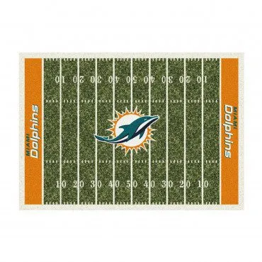 MIAMI DOLPHINS HOMEFIELD RUG