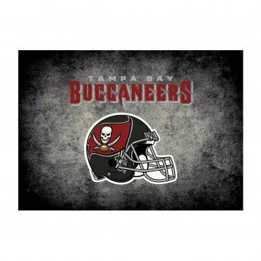 TAMPA BAY BUCCANEERS DISTRESSED RUG