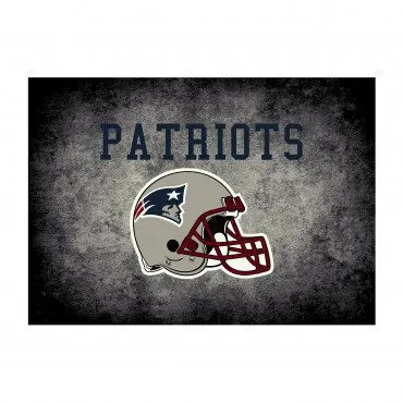 NEW ENGLAND PATRIOTS DISTRESSED RUG