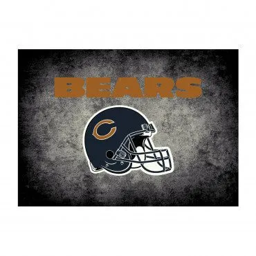 CHICAGO BEARS DISTRESSED RUG