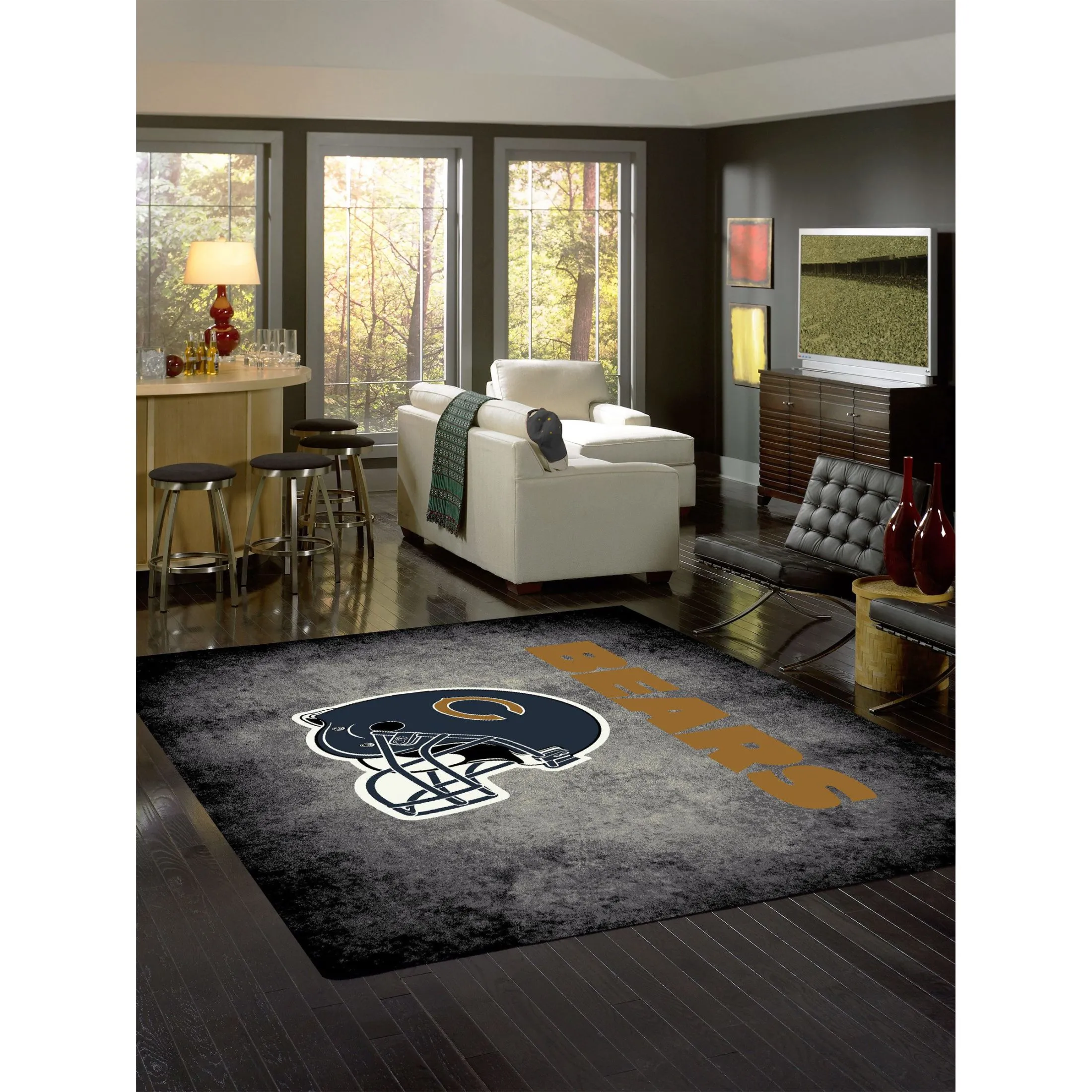 CHICAGO BEARS DISTRESSED RUG - Image 2