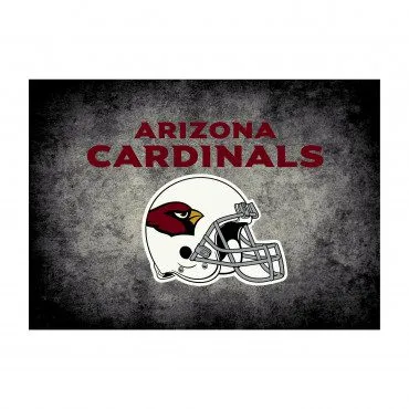ARIZONA CARDINALS DISTRESSED RUG