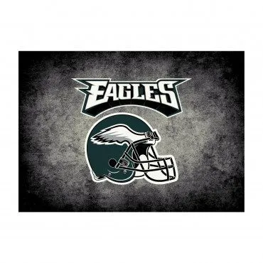 PHILADELPHIA EAGLES DISTRESSED RUG