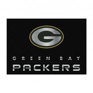 GREEN BAY PACKERS CHROME RUG