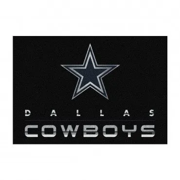 DALLAS COWBOYS CHROME RUG