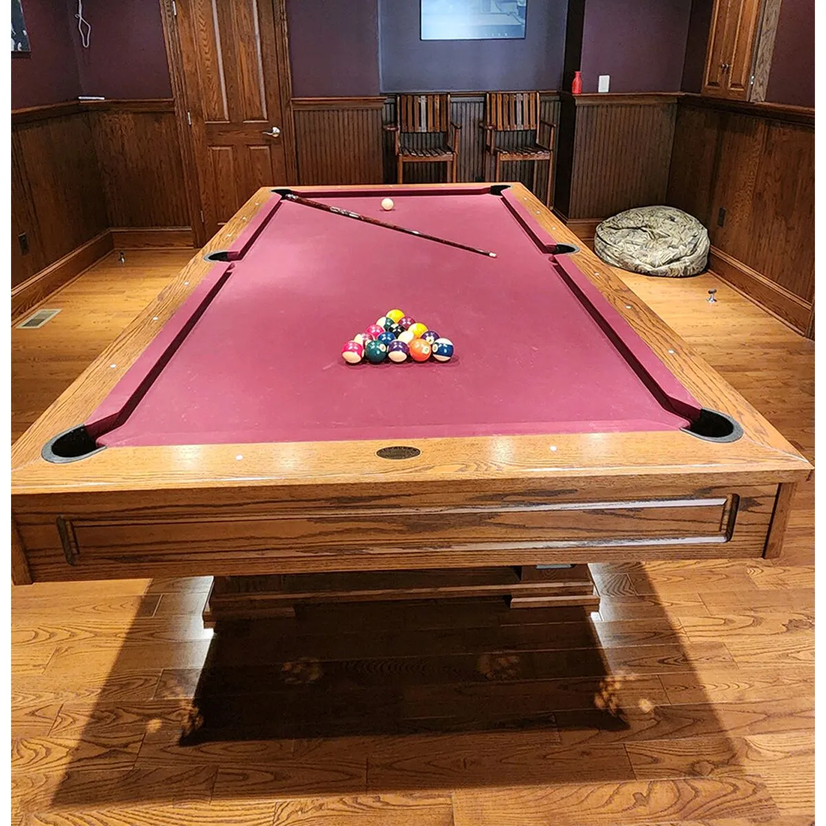 Gently Used 8' Pro Mission Pool Table - SOLD