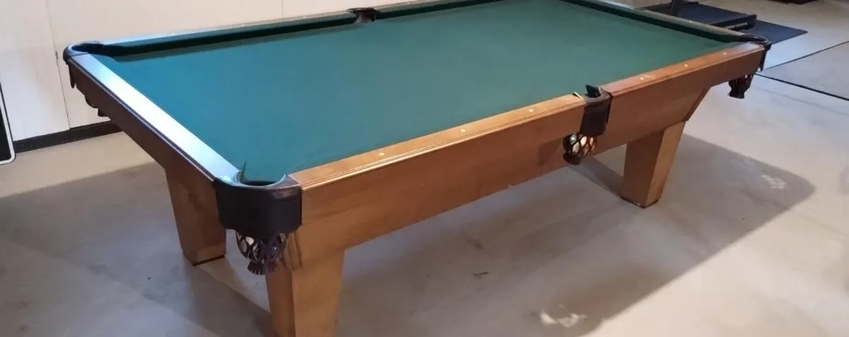 8' Gently Used Olhausen Pool Table - AMP finish - SOLD