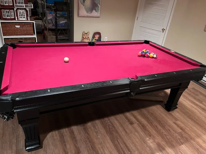 Gently Used 8' Spencer Marston Pool Table - SOLD
