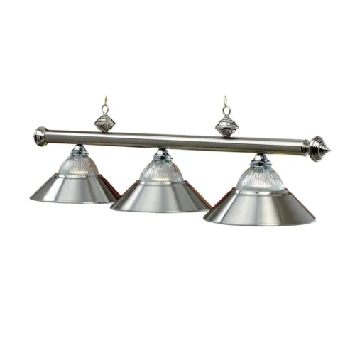 3 SHADE 54" BILLIARD LIGHT - STAINLESS