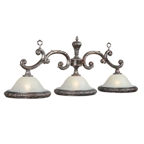 TRADITIONAL 3 SHADE 55" BILLIARD LIGHT