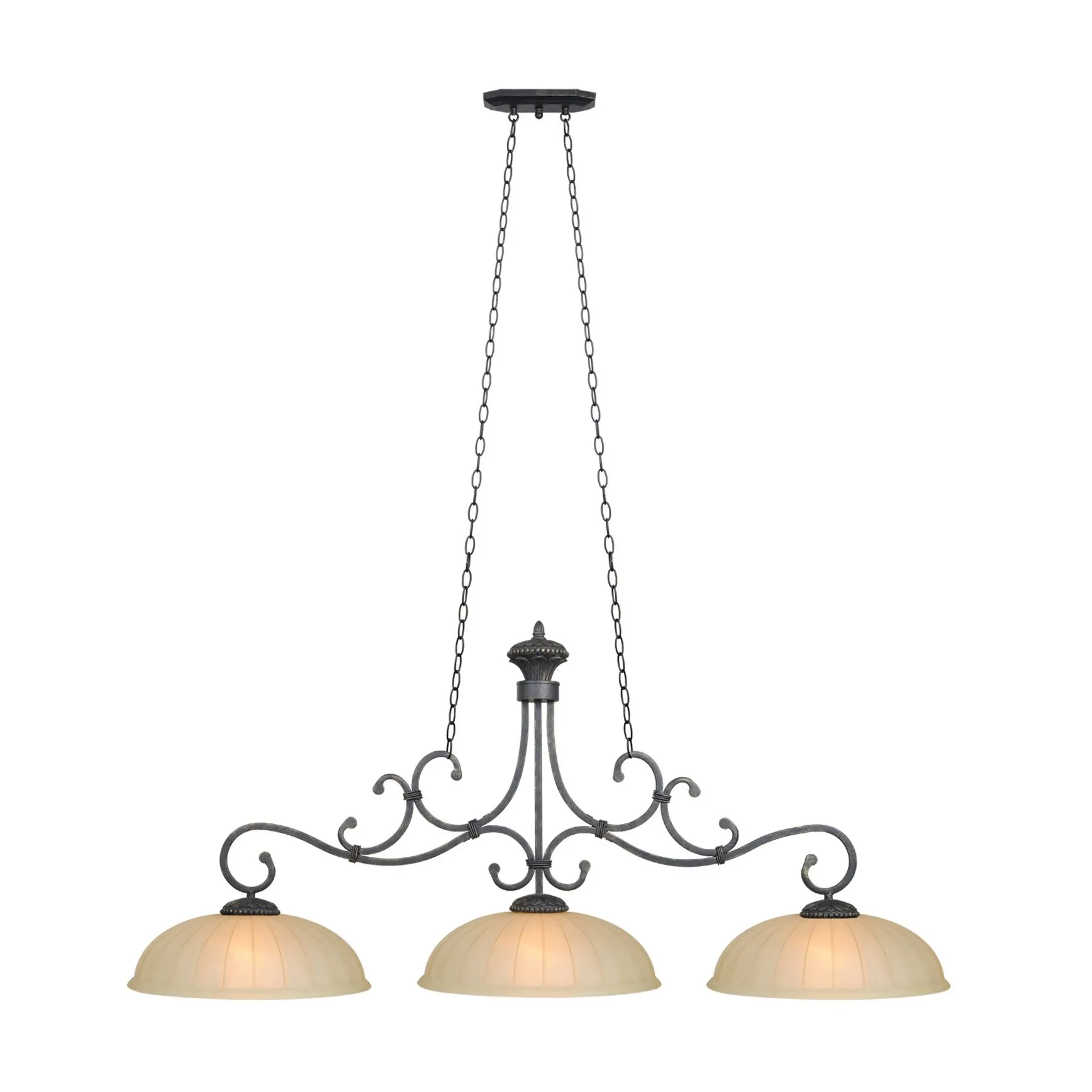 BARCELONA 3 SHADE 60" BILLIARD LIGHT - Image 2