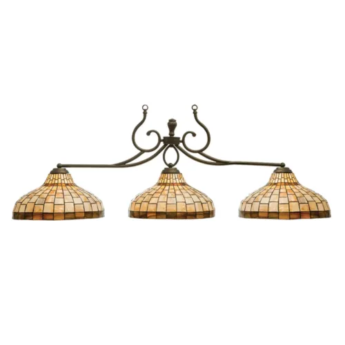 CAROLINA 3 SHADE 58" BILLIARD LIGHT