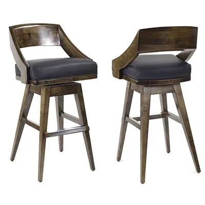 S4120 Swivel Bar Stool by California House – Custom Wood Bar Stool