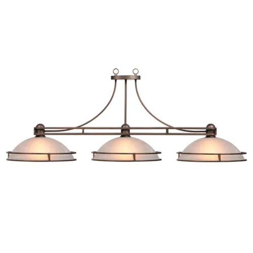 COSMOPOLITAN 3 SHADE 56" BILLIARD LIGHT - BRONZE