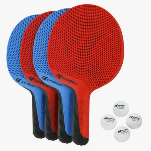 Softbat Quattro Weatherproof Ping Pong Paddle Set – Cornilleau