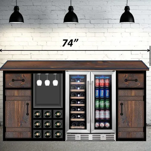 Walk-up Modular Fridge Bar - Made in the USA