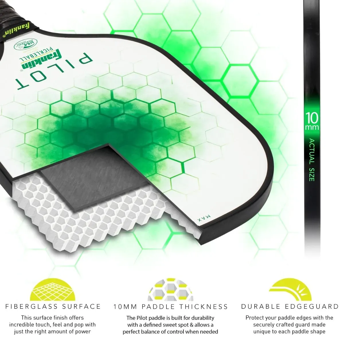 Pilot Fiberglass Paddle with Max Grit 10mm - Image 5