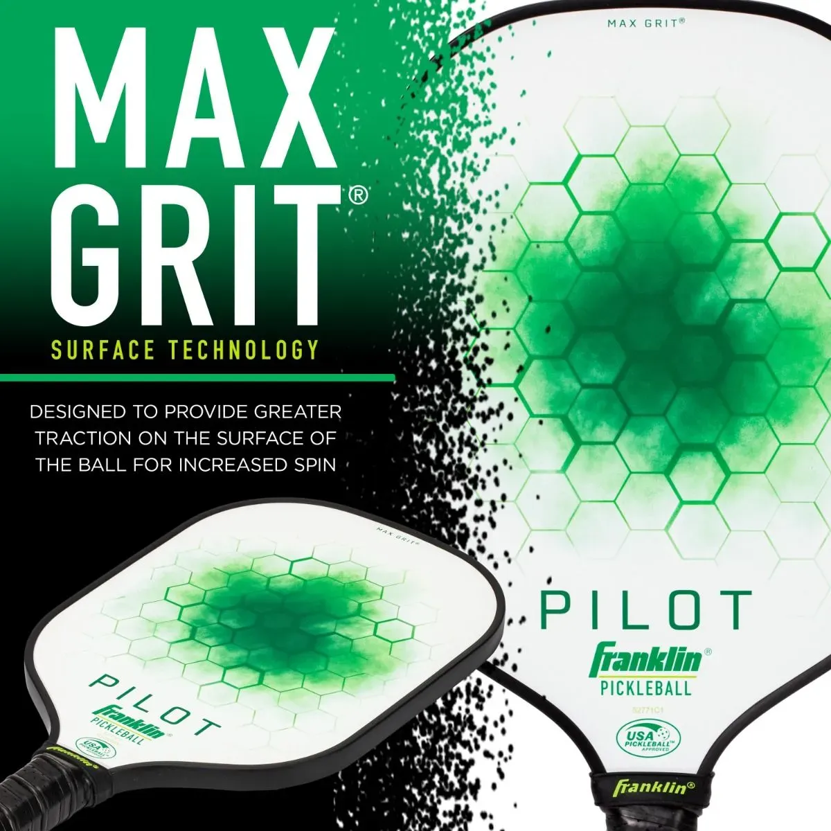 Pilot Fiberglass Paddle with Max Grit 10mm - Image 3