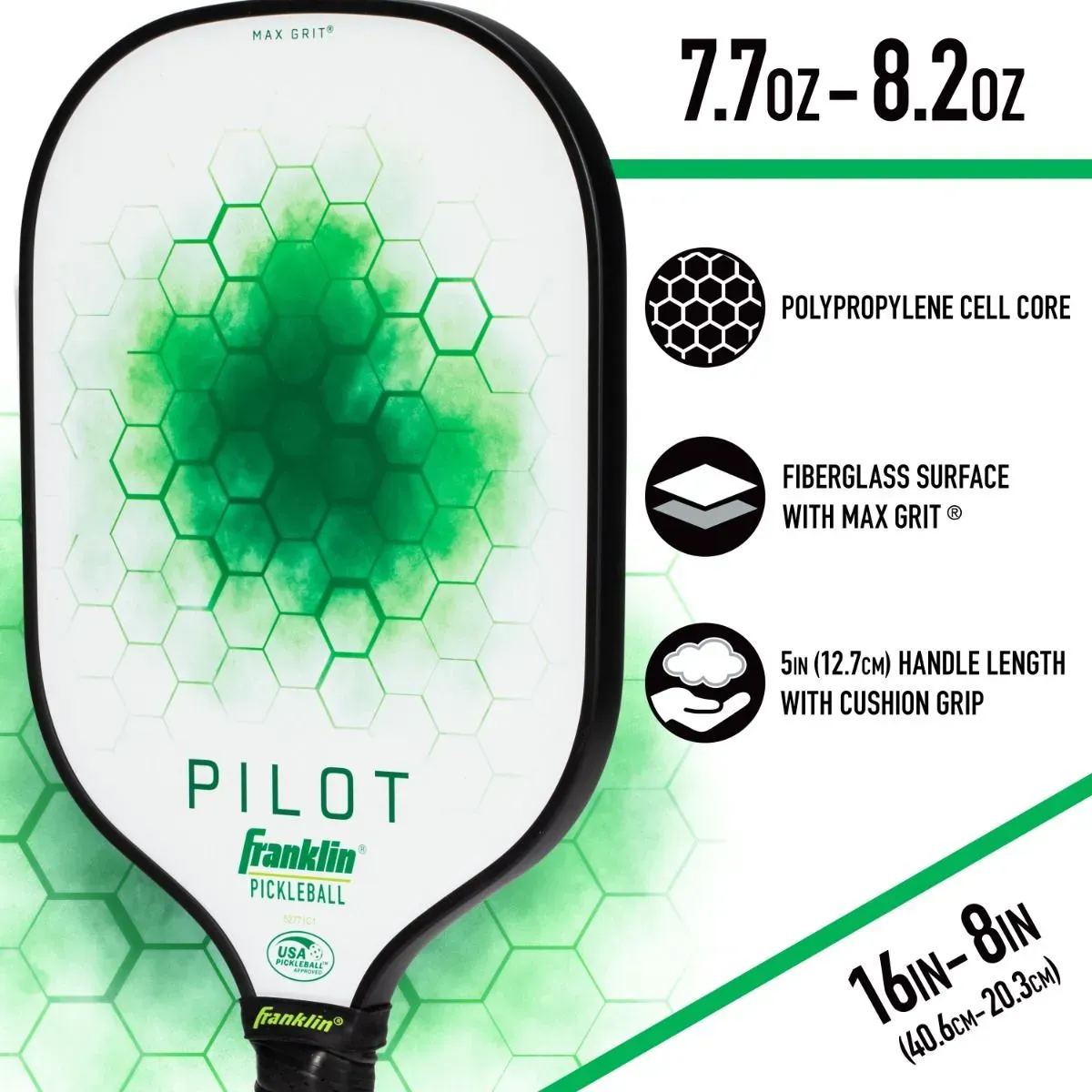Pilot Fiberglass Paddle with Max Grit 10mm - Image 2