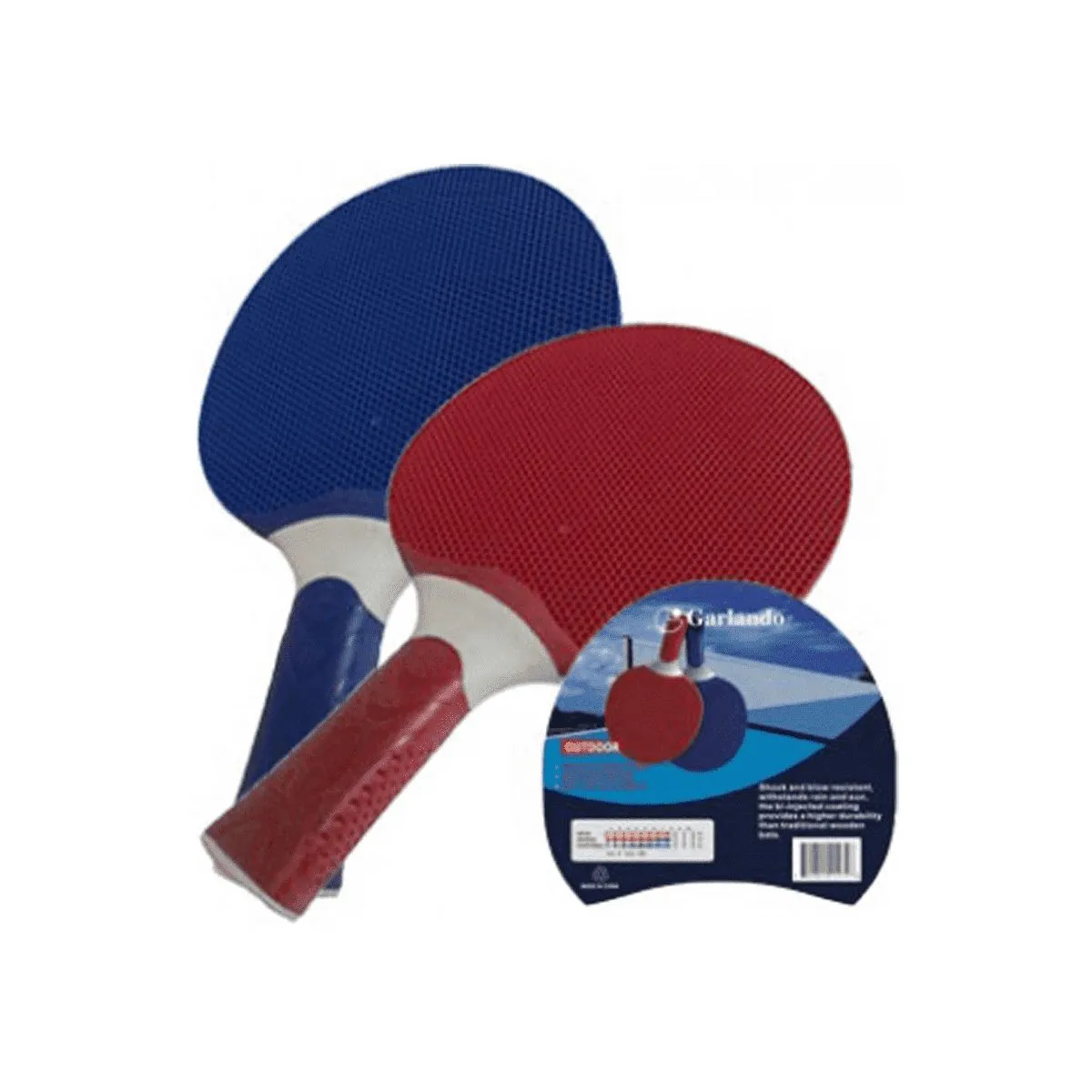 GARLANDO OUTDOOR TABLE TENNIS RACKETS (SET OF 2)