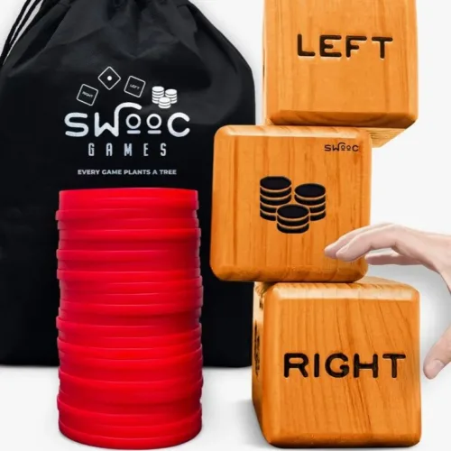 Giant Left Right Center Game (LCR) – Oversized Outdoor Dice Game