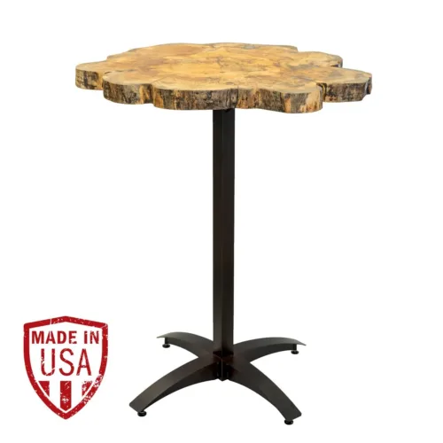 Live Edge Maple Pub Table Top - Natural Oil Finish