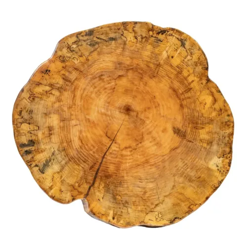 Live Edge Maple Pub Table Top - Clear Coat Finish