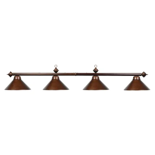 4 SHADE 78" BILLIARD LIGHT - CAPPUCCINO